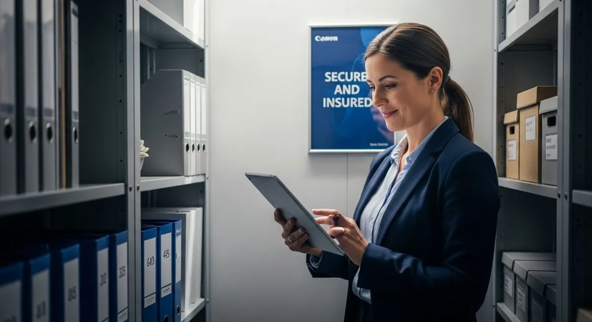 secure insured business storage