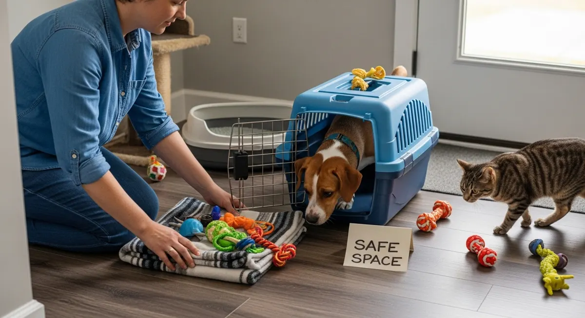 pet safe space setup