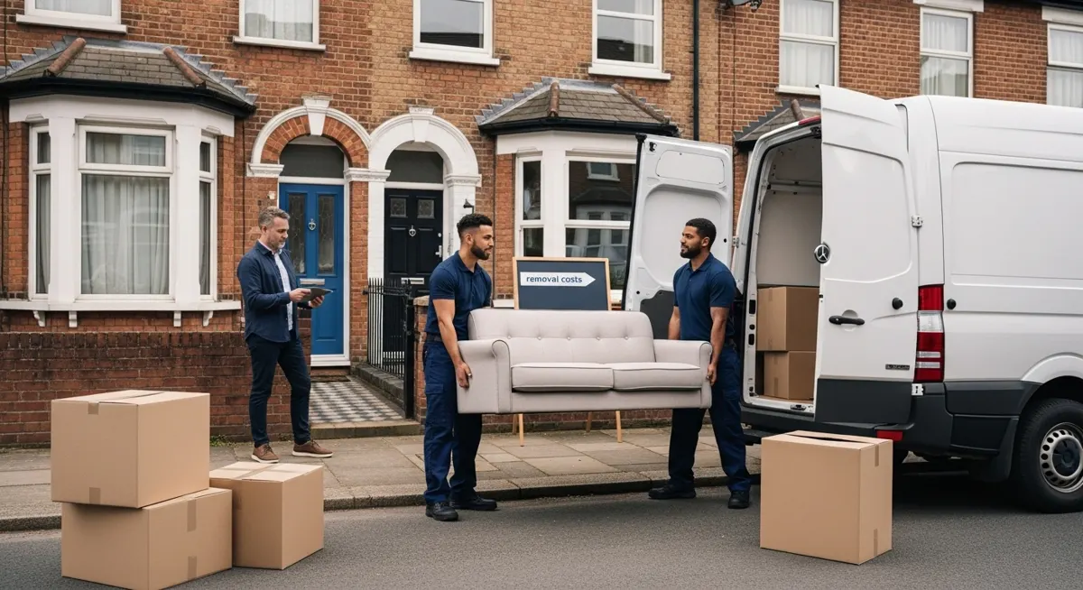 removals van UK street