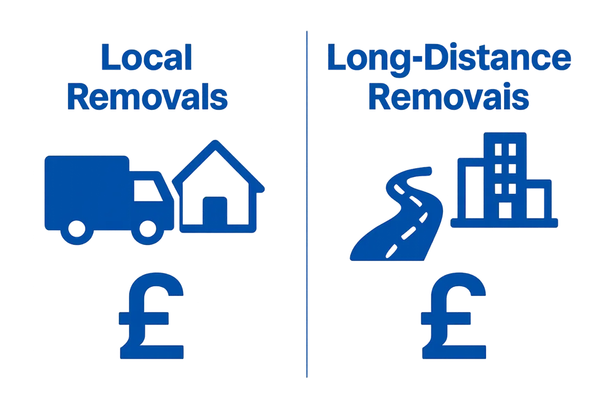 Infographic comparing local and long-distance removal costs