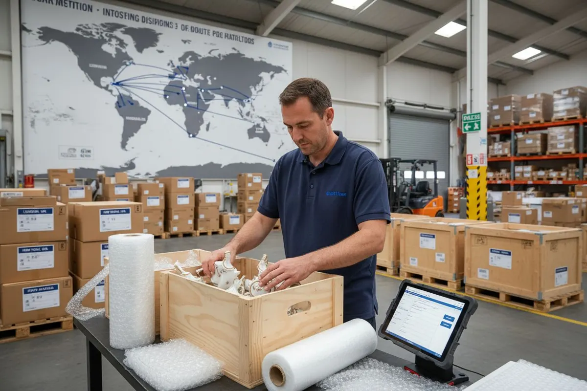 international shipping packing