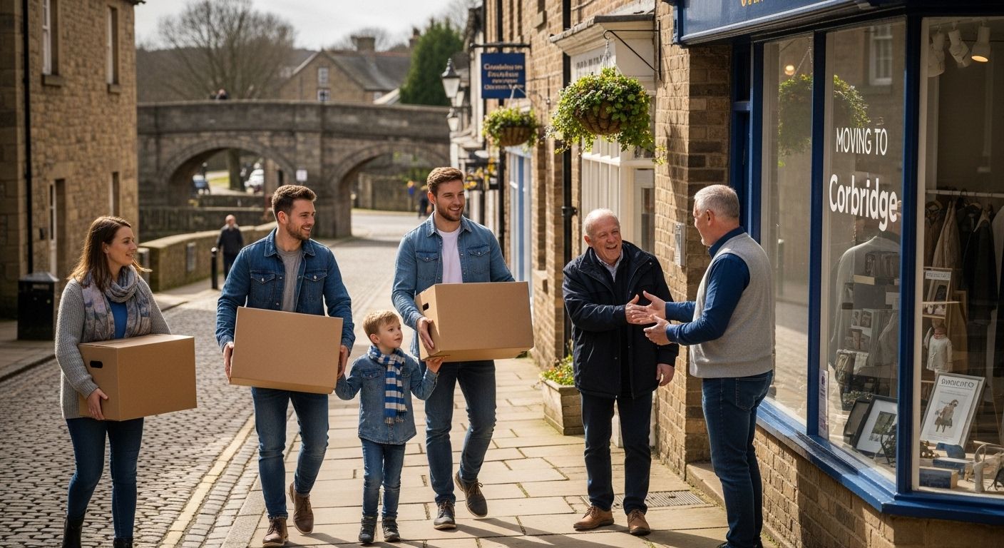 Moving to Corbridge family arrival